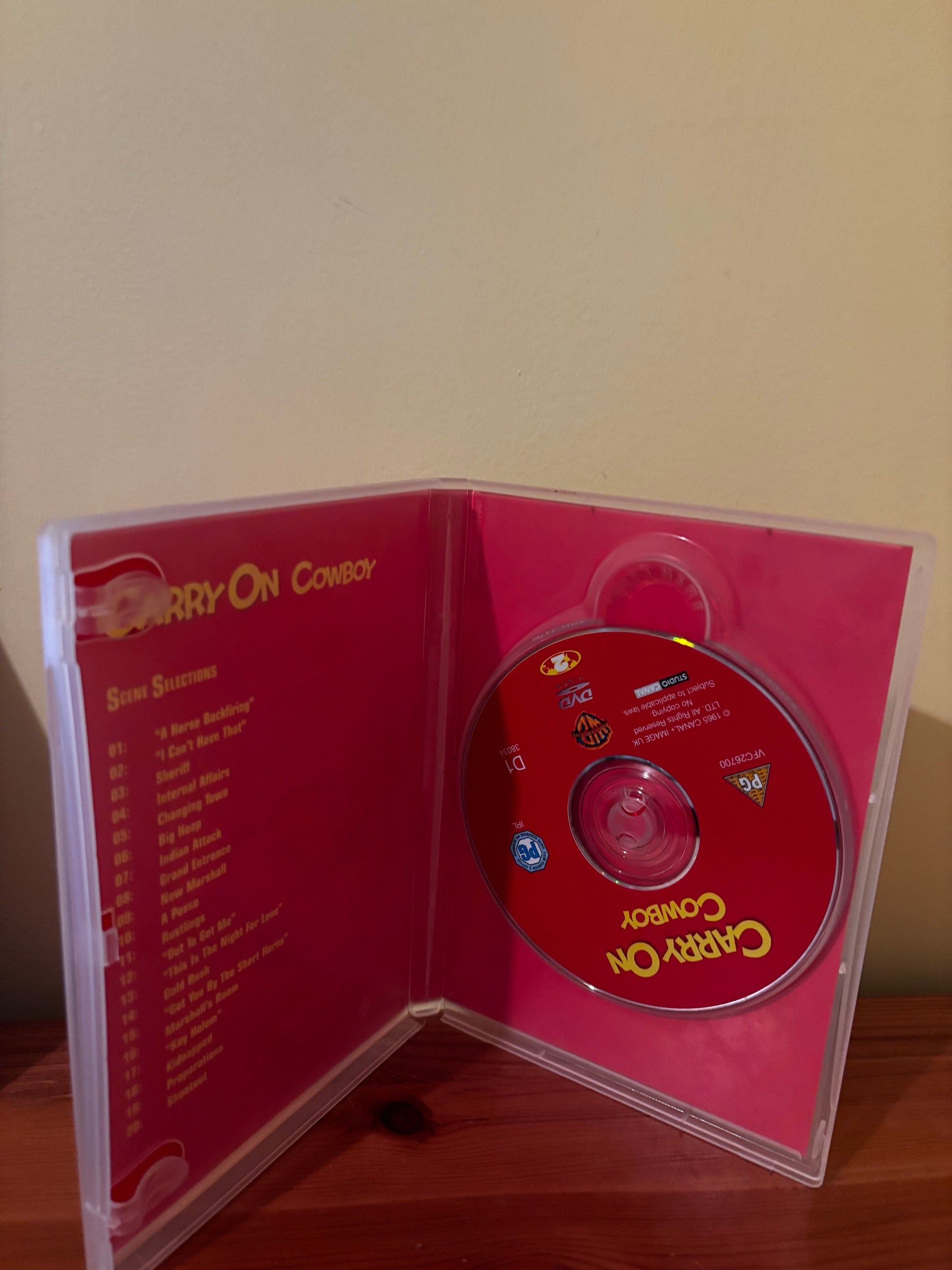 Carry On Films (Various) Please Choose From Dropdown showcases a classic DVD with beloved British comedy.