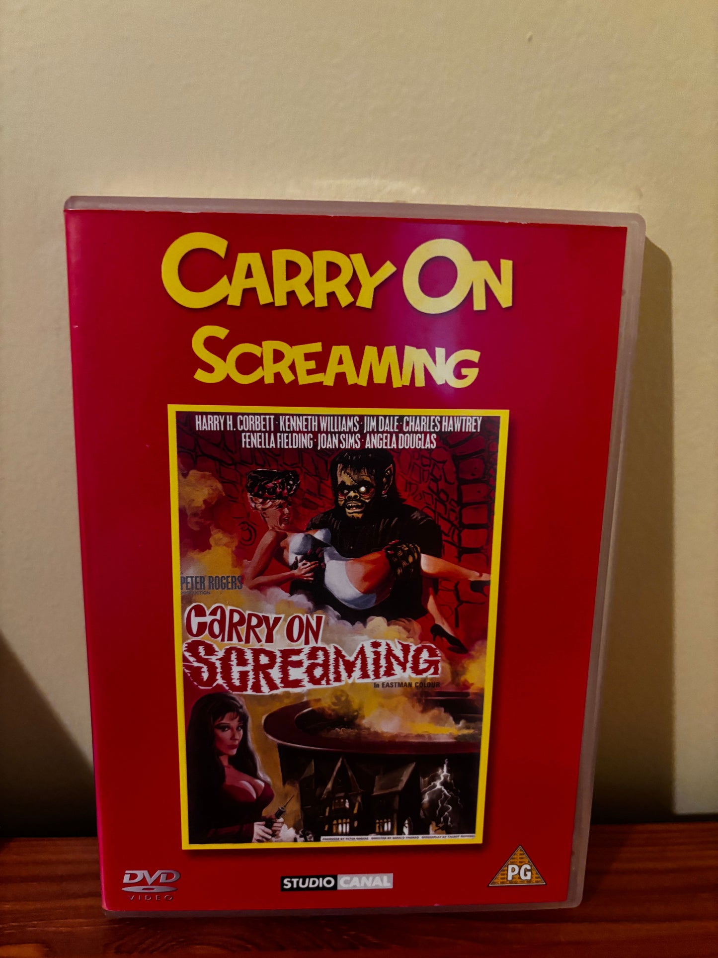 Carry On Films (Various) Please Choose From Dropdown, featuring the classic Carry On Screaming DVD. Enjoy timeless British comedy!