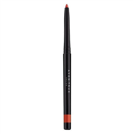 AVON True Colour GlimmerStick Lip Liner in "True Red" for bold, precise lip definition and vibrant colour.