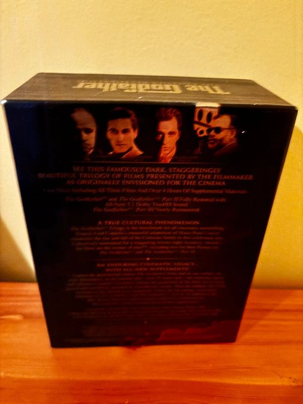 The Godfather Coppola Restoration [Blu-ray] [1972] [Region Free] showcases the iconic film’s stunning box design.