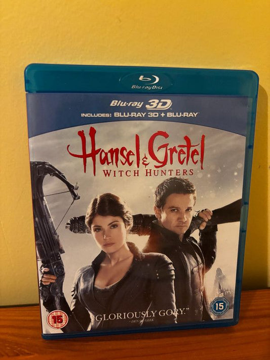 Hansel and Gretel: Witch Hunters 2013 Blu-ray, a thrilling 2-disc edition, perfect for any film collection.