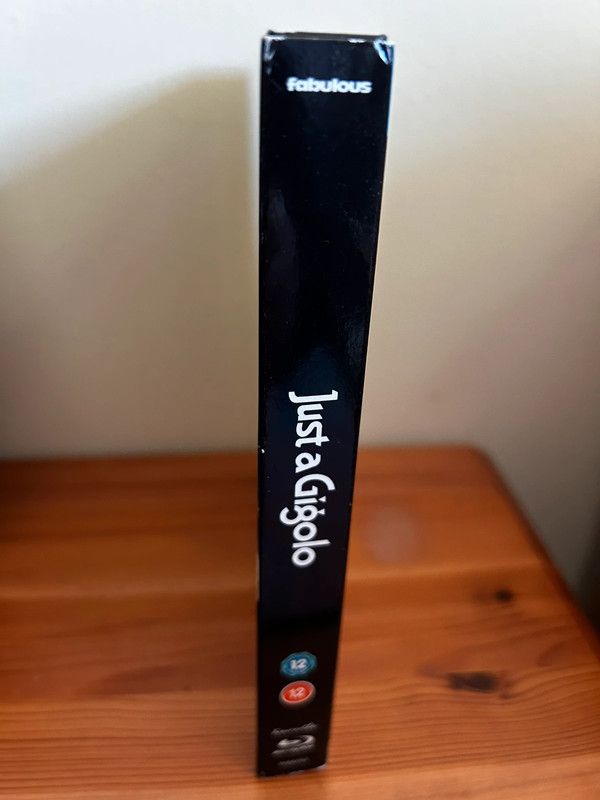 Just a Gigolo Blu-ray (2021) David Bowie, Hemmings (DIR) features a striking spine design for collectors.