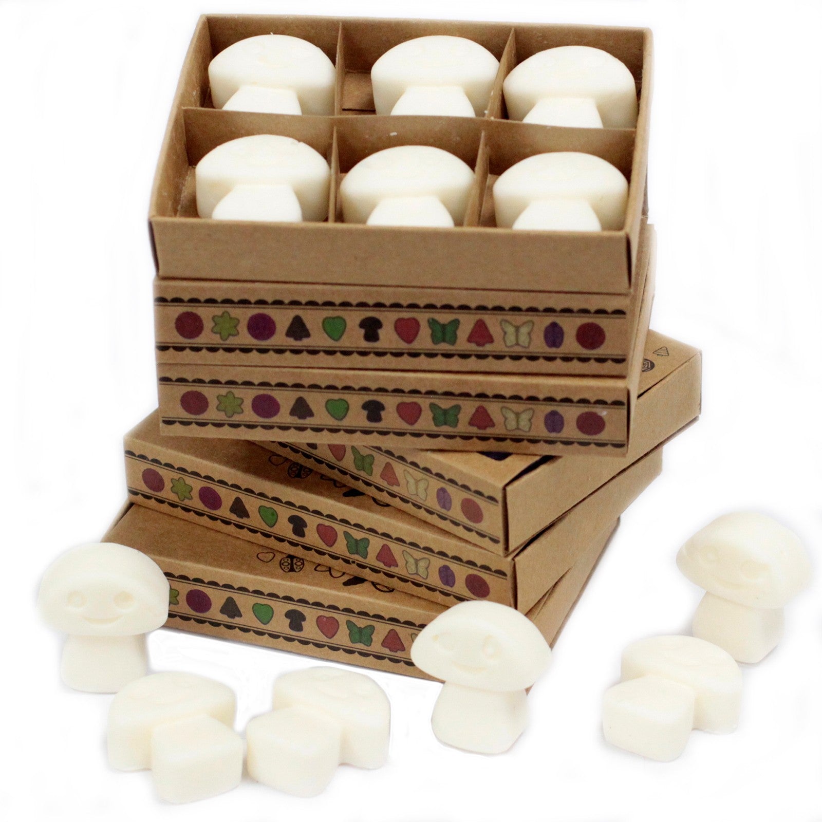 Box of 6 Wax Melts - White Musk, perfect for enhancing your home's ambiance with a soothing fragrance experience.