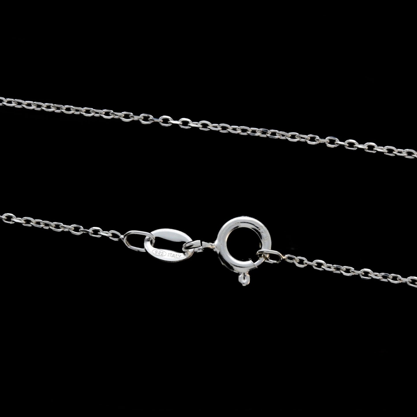 925 Sterling Silver Genuine Baltic Amber Paw Pendant Necklace with 18" Chain