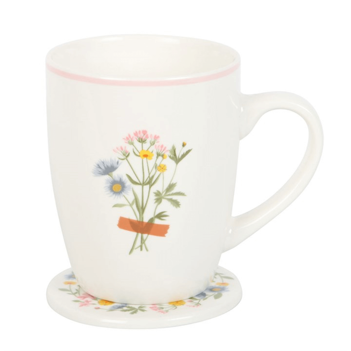 🌸 If Mums Were Flowers Floral Mug & Coaster Set
