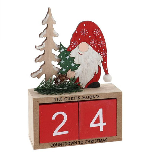 Personalised Gonk Christmas Advent Calendar