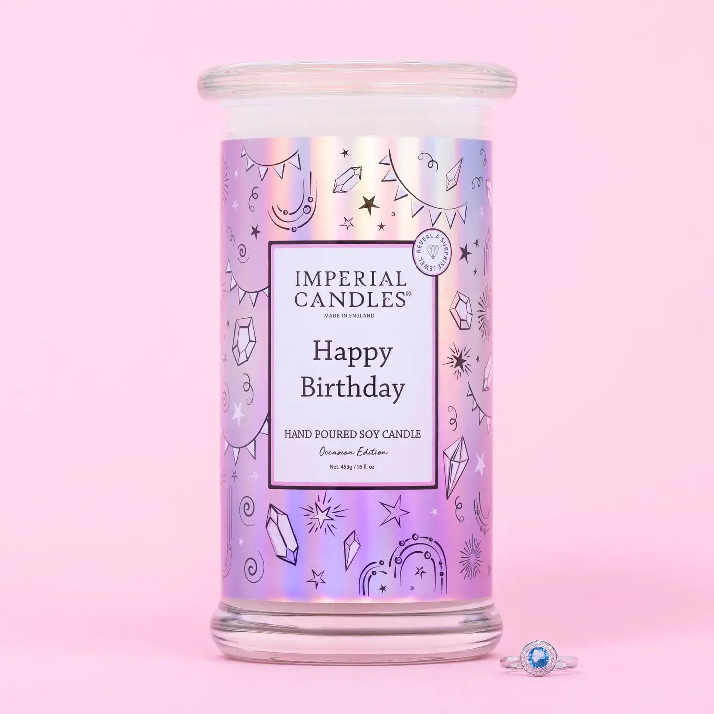 Imperial Candles Happy Birthday Jewel Candle (Earrings)