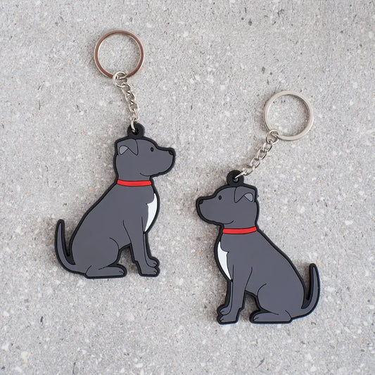 Staffordshire Bull Terrier Keyring