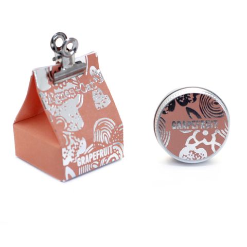 Agnes and Cat Lip Balm - Grapefruit in unique packaging, perfect for gifts and a zesty treat for your lips.