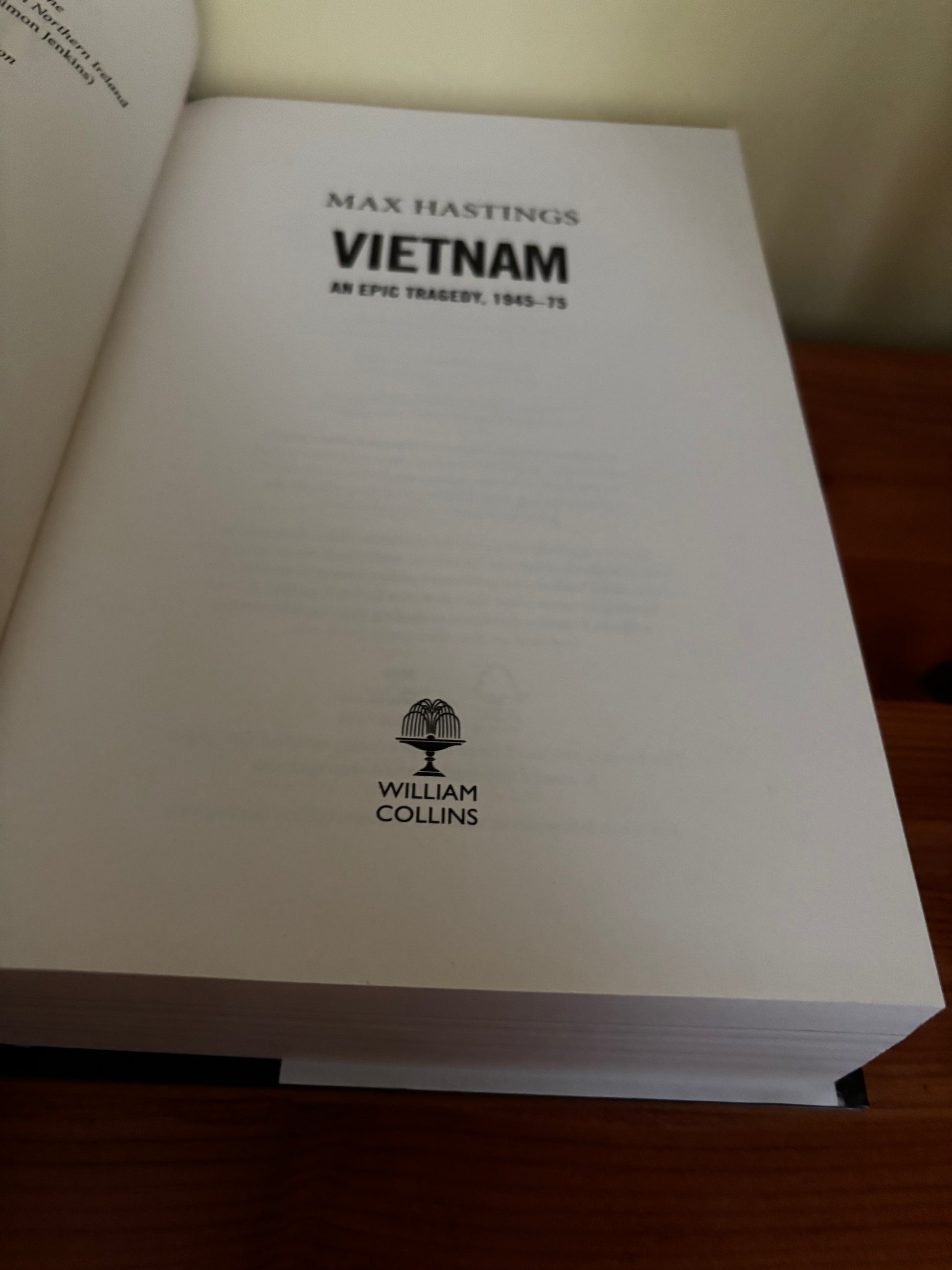 "Cover of Vietnam: A gripping Sunday Times bestselling memoir and political history of the Vietnam conflict Paperback."