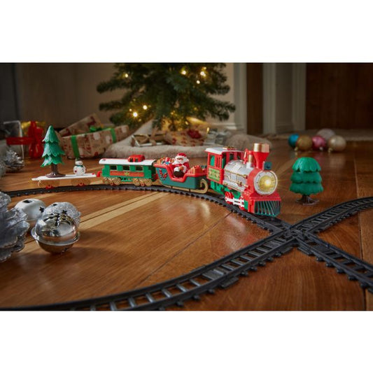 Musical Christmas Train Set with 3 Track Layouts