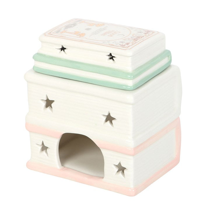 Book Stack Wax & Oil Burner