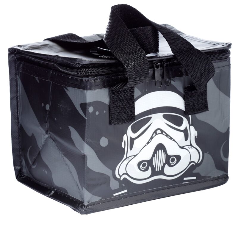 The Original Stormtrooper Black RPET Cool Bag with insulated lining and black carry handles.