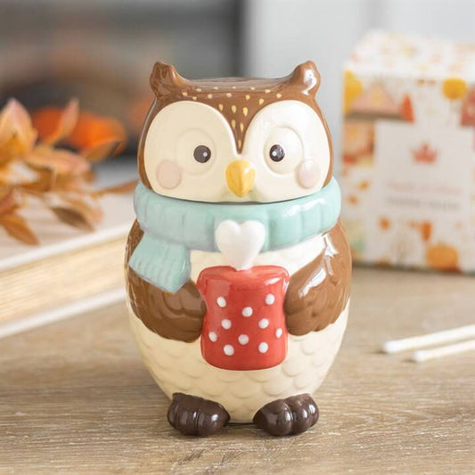 Oliver Owl Ceramic Oil Burner