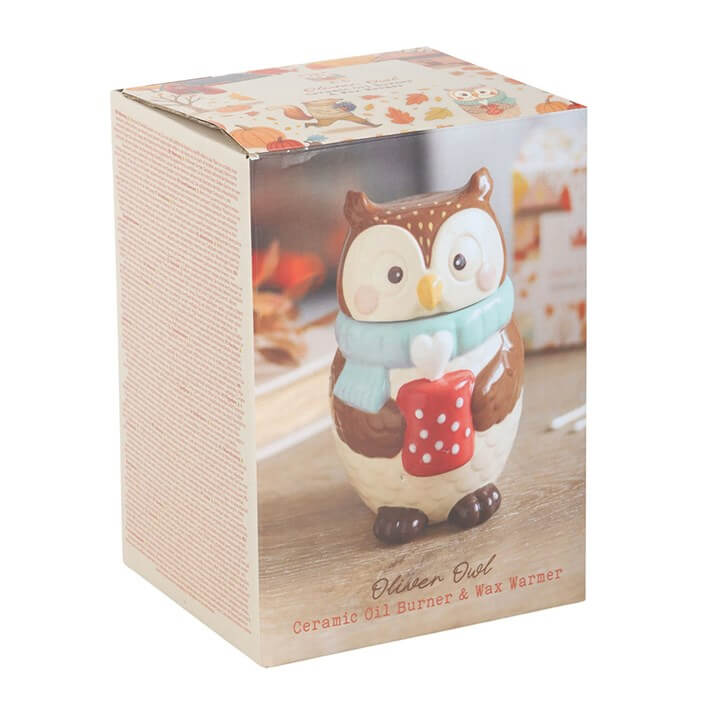 Oliver Owl Ceramic Oil Burner