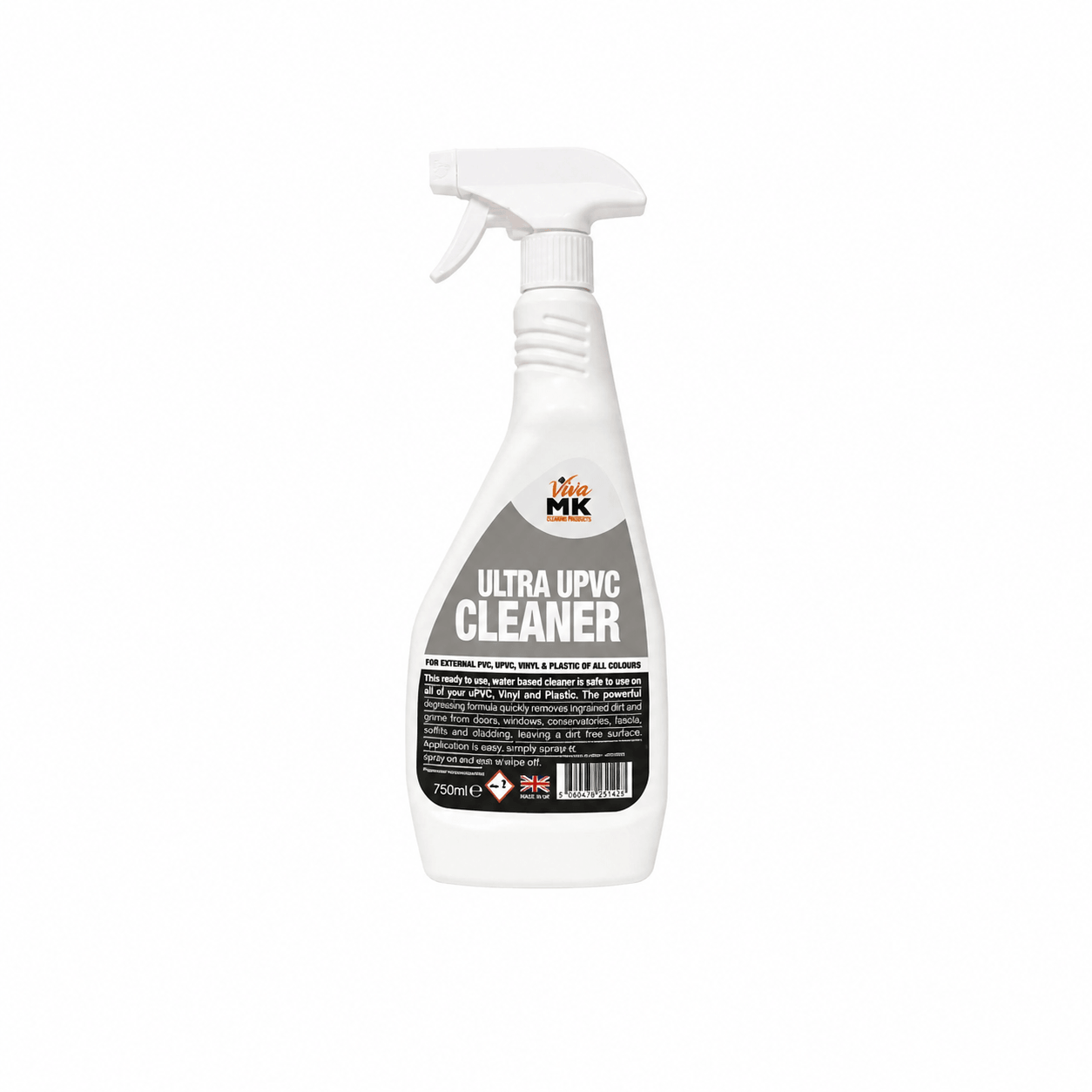 uPVC Cleaner 750ml Trigger Spray for Windows Doors & Conservatories