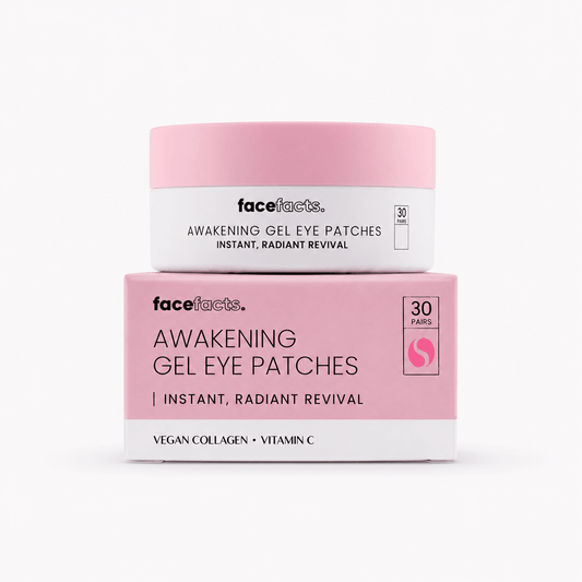 Collagen Eye Patches 30 Pairs Vegan Under Eye Gel Patches with Vitamin C