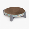 Cat Scratcher with Catnip – Raised Round Scratch Pad 2