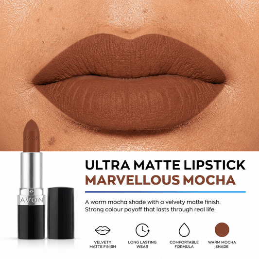 Avon Ultra Matte Lipstick Marvellous Mocha