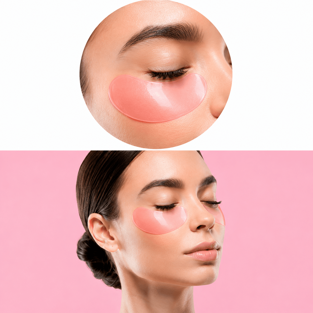 Collagen Eye Patches 30 Pairs Vegan Under Eye Gel Patches with Vitamin C