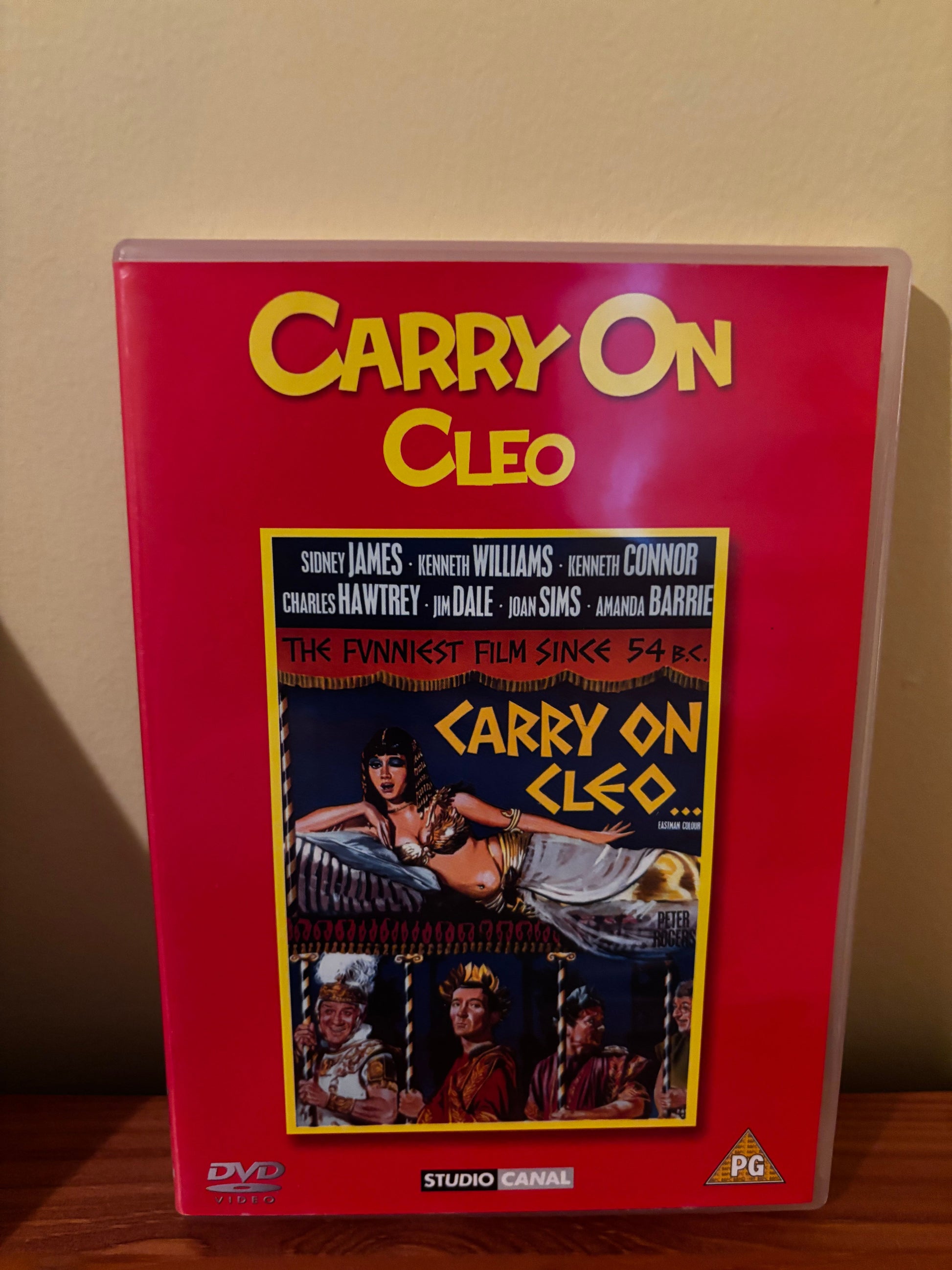 Carry On Films (Various) Please Choose From Dropdown showcases classic British comedy with Carry On Cleo DVD.