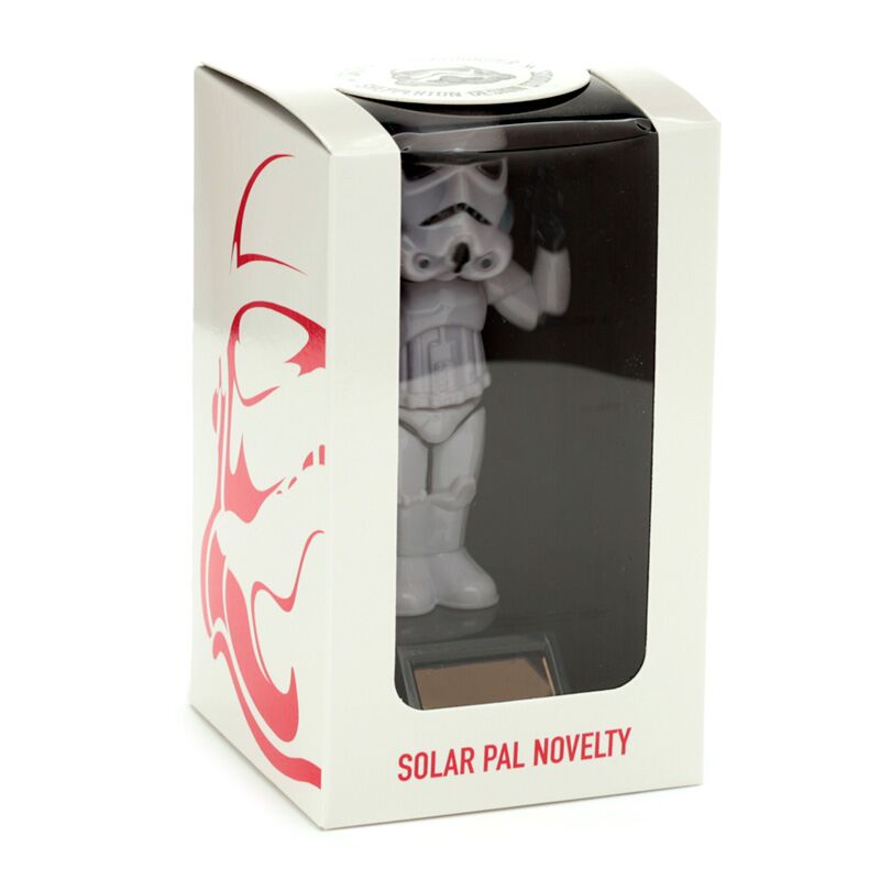 Solar Pal - The Original Stormtrooper Peace figurine in a windowed box with red side art.