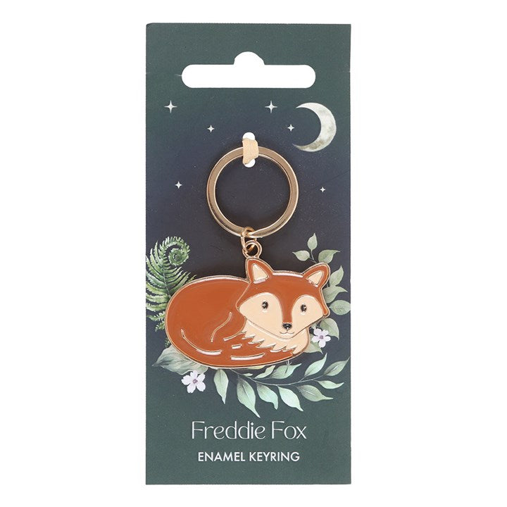 Freddie Fox Keyring featuring a charming fox design, perfect for keys or as a thoughtful gift for animal lovers.