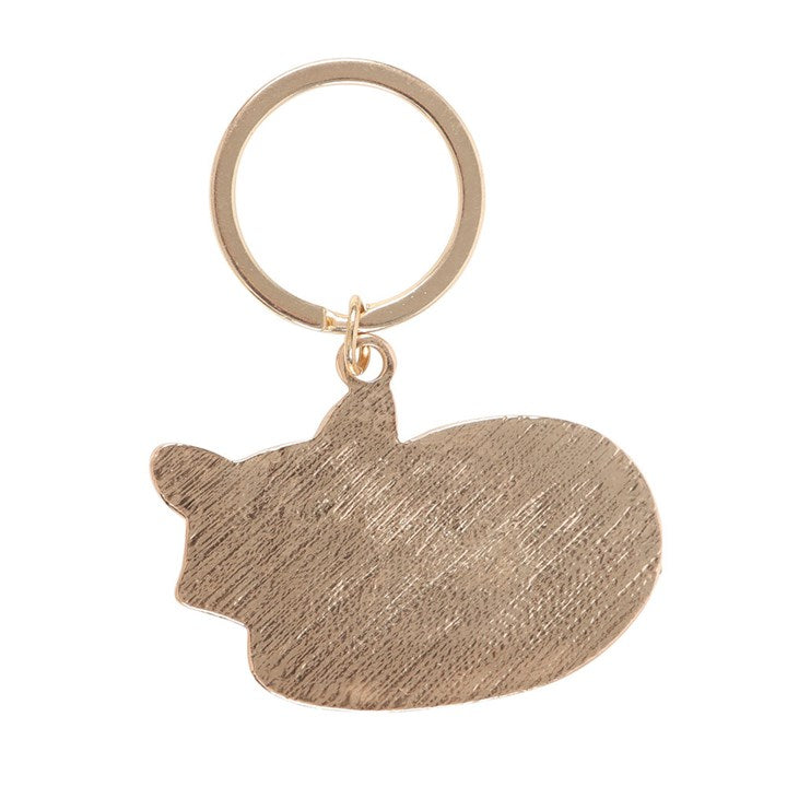 Freddie Fox Keyring featuring a charming fox design, perfect for animal lovers and stylish key organisation.