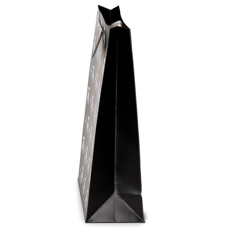 Extra Large gift bag featuring The Original Stormtrooper motif, black sides and sturdy handles.