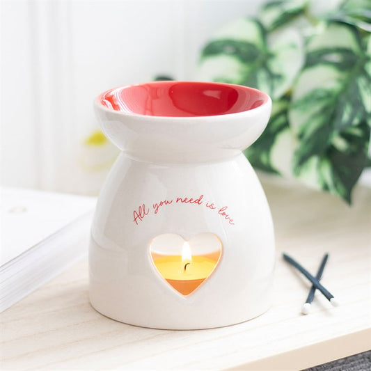 All You Need is Love Heart Wax & Oil Burner