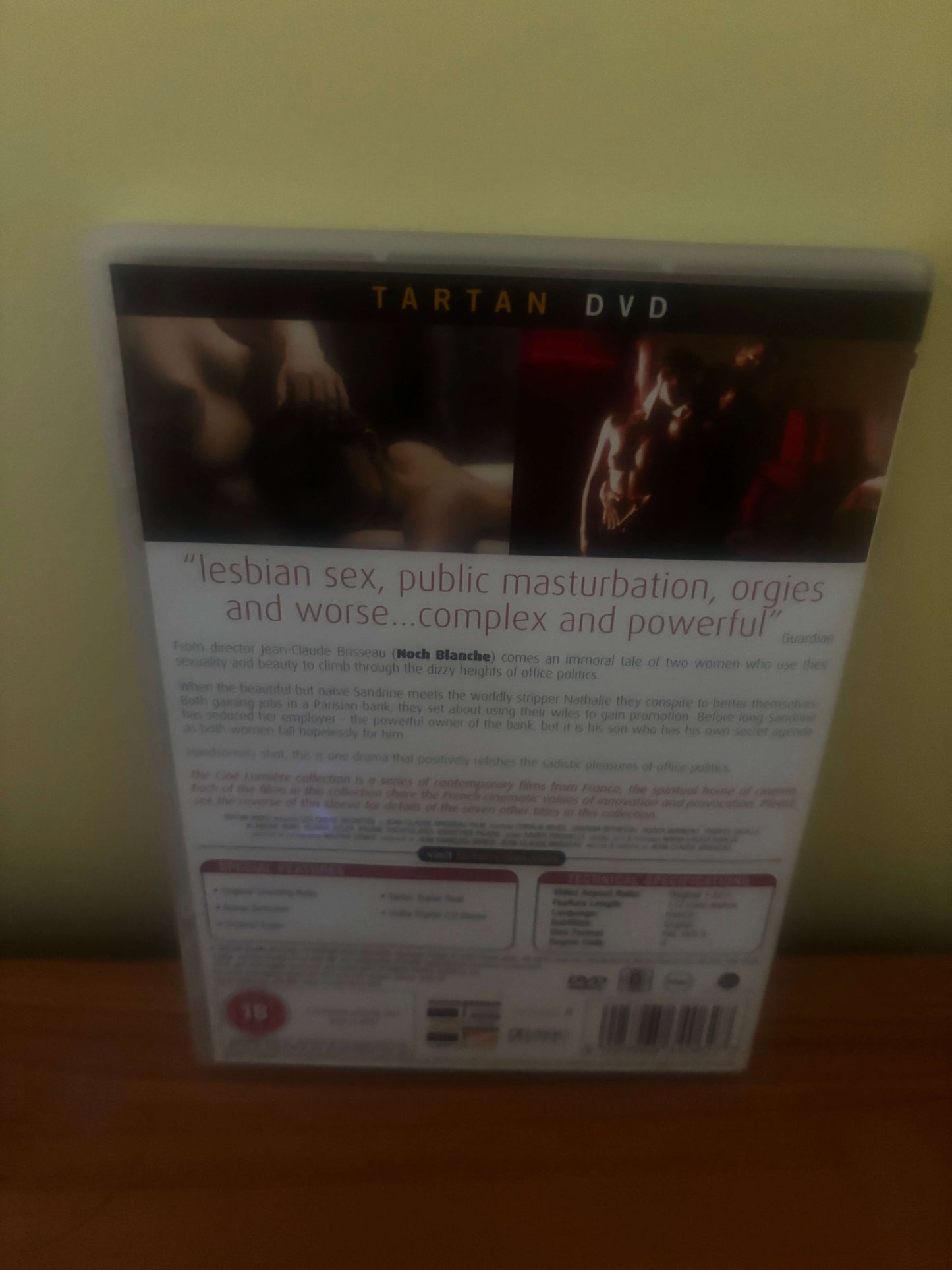 Choses Secrètes (2002) DVD Tartan Region 2