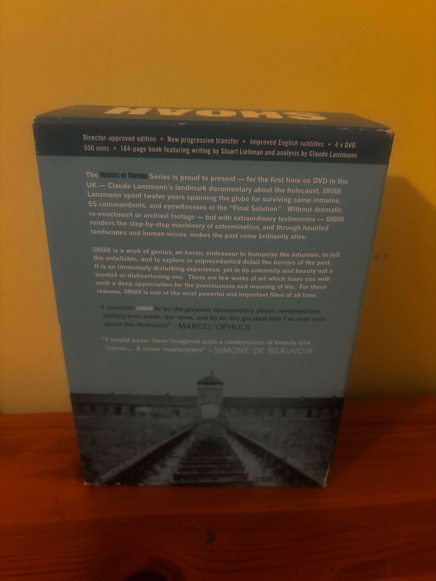 Shoah DVD Box Set Eureka Masters of Cinema Region 2