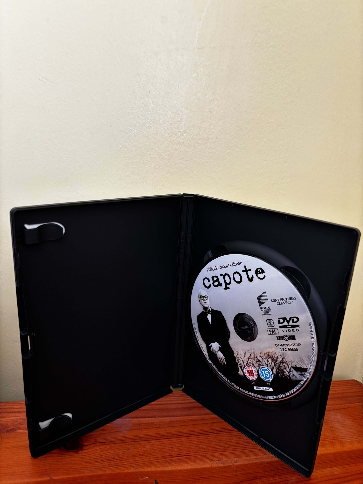 Capote DVD Philip Seymour Hoffman Region 2
