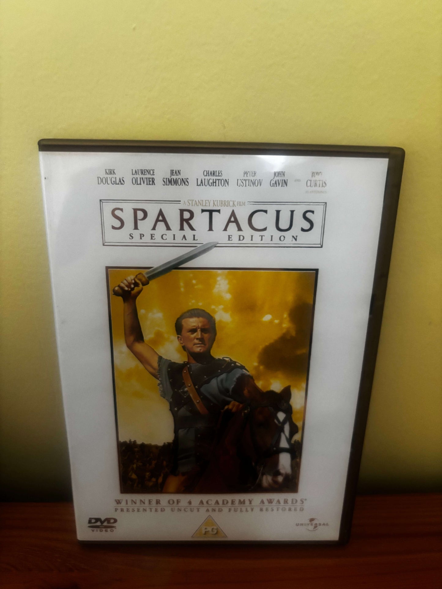 Spartacus Special Edition 2 Disc DVD Stanley Kubrick Kirk Douglas Region 2