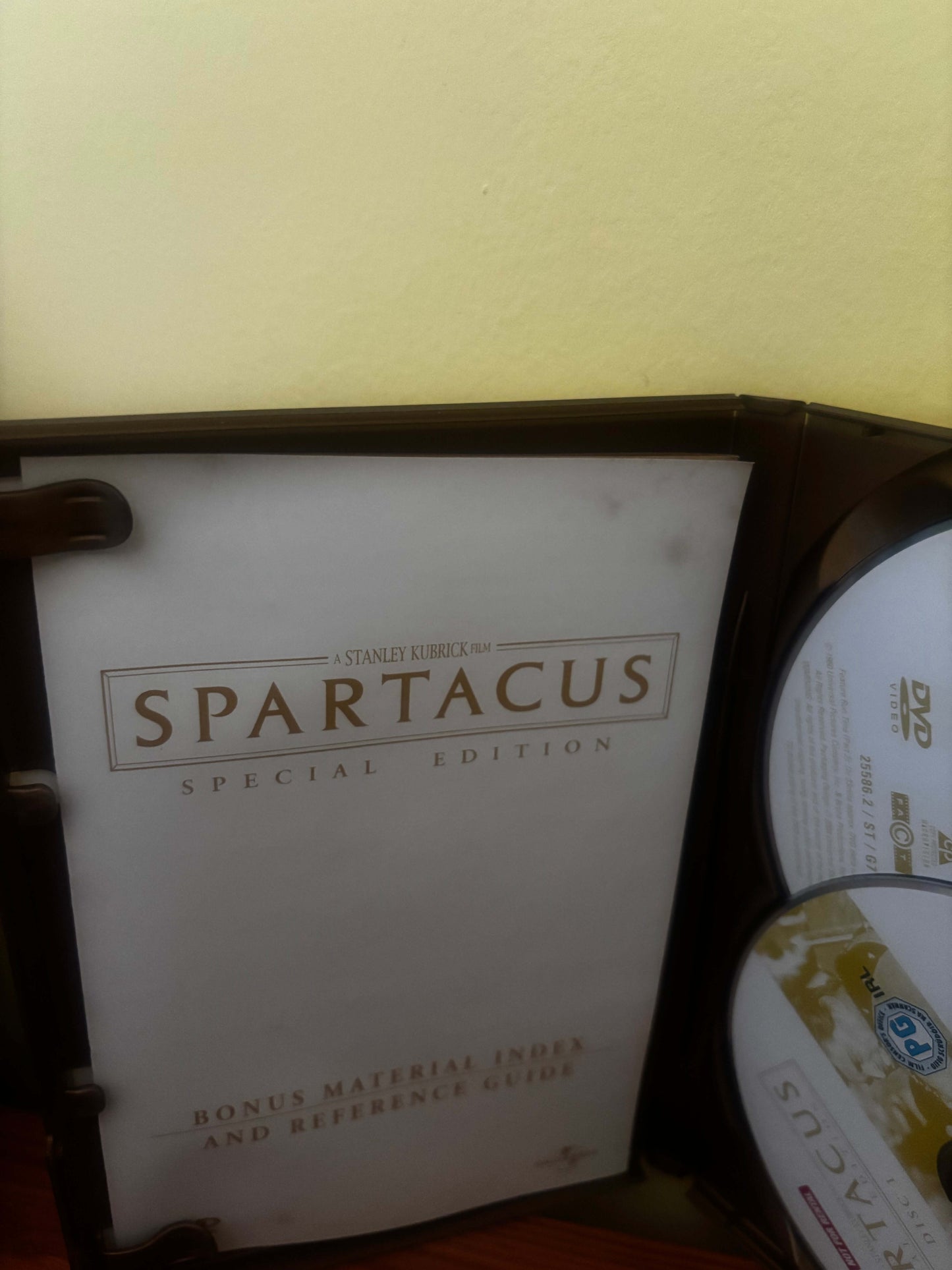 Spartacus Special Edition 2 Disc DVD Stanley Kubrick Kirk Douglas Region 2