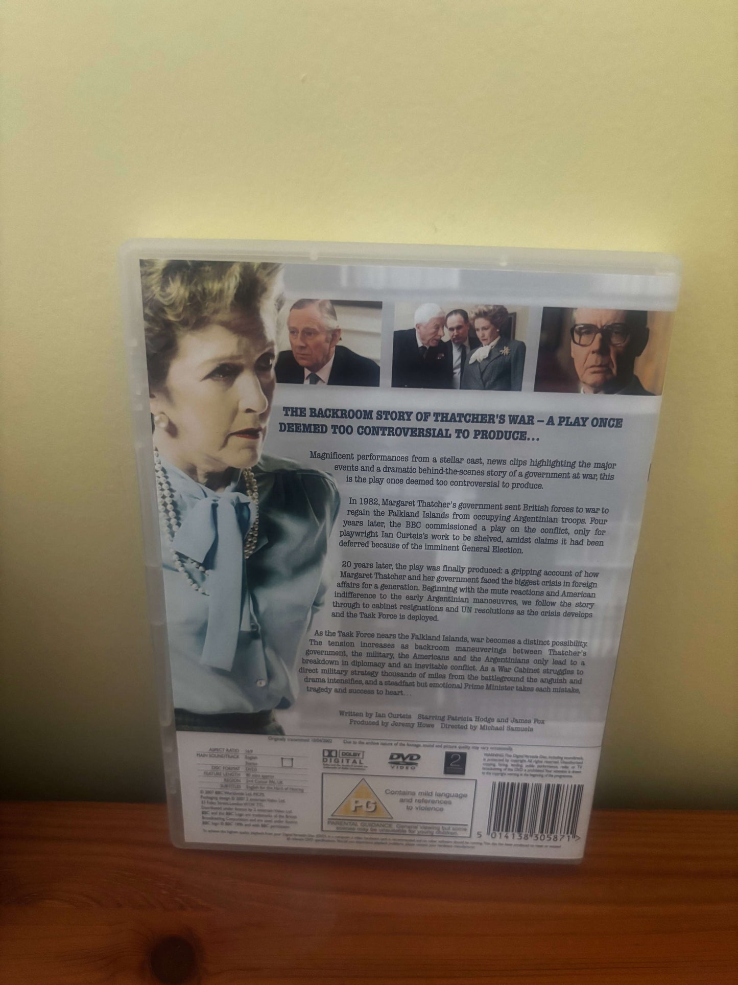 The Falklands Play DVD Patricia Hodge James Fox BBC Drama