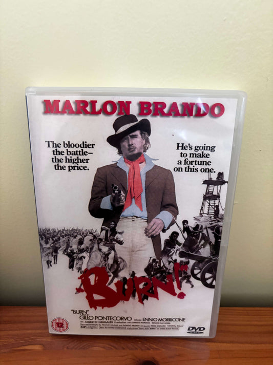 DVD cover of 'Buffy' with Marlon Brando's name on a white background