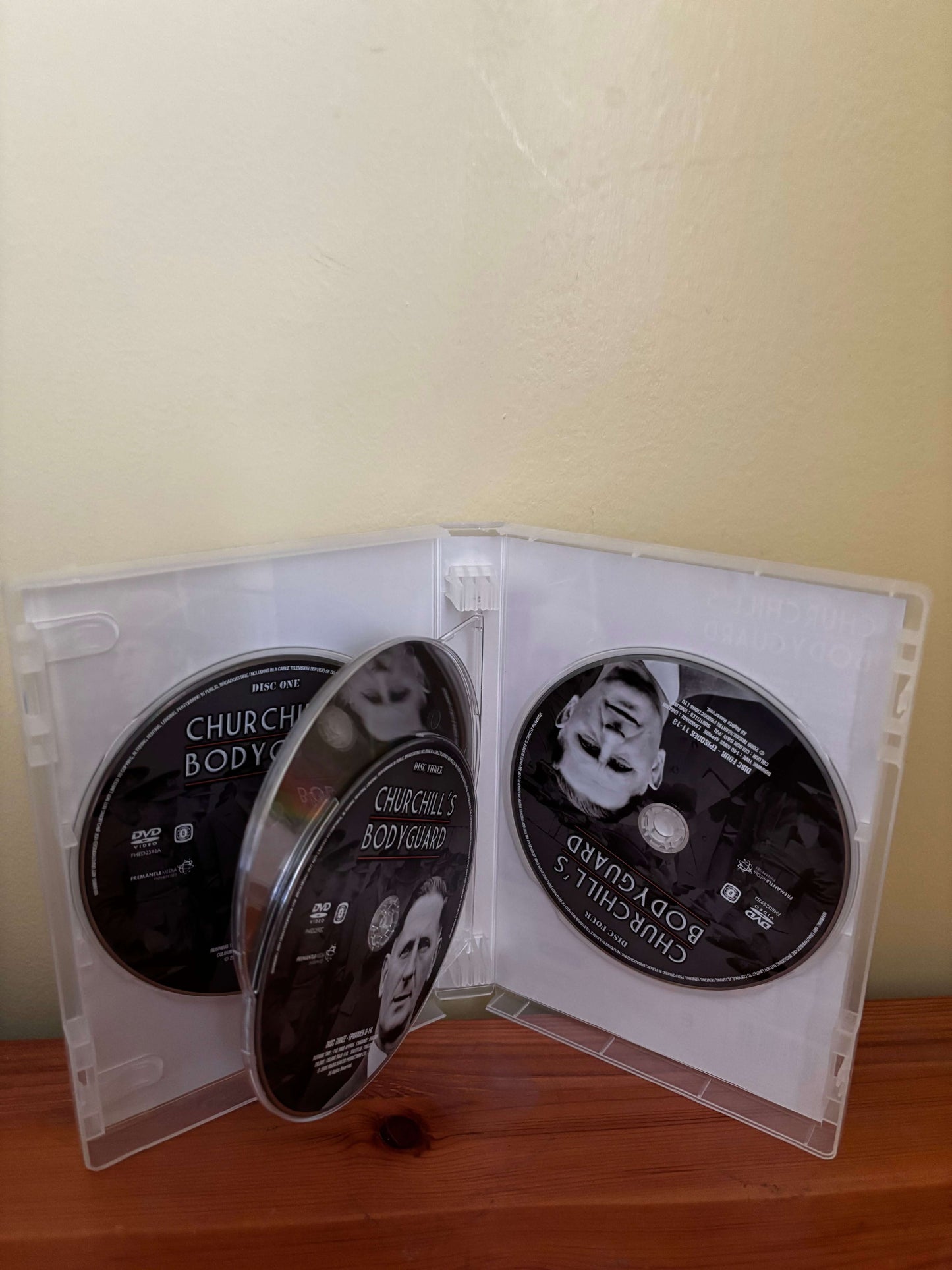 Churchill’s Bodyguard DVD 4 Disc Series Robert Powell