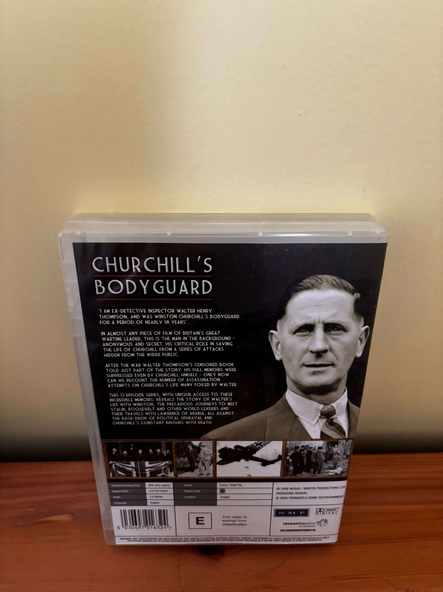 Churchill’s Bodyguard DVD 4 Disc Series Robert Powell