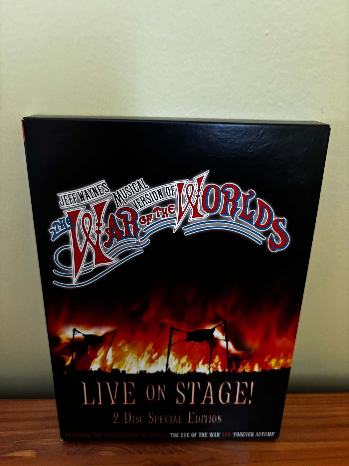 Jeff Wayne War of the Worlds Live on Stage DVD 2006 2 Disc