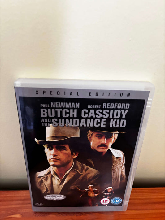 Blu-ray case of 'Butch Cassidy and the Sundance Kid' with a plain background