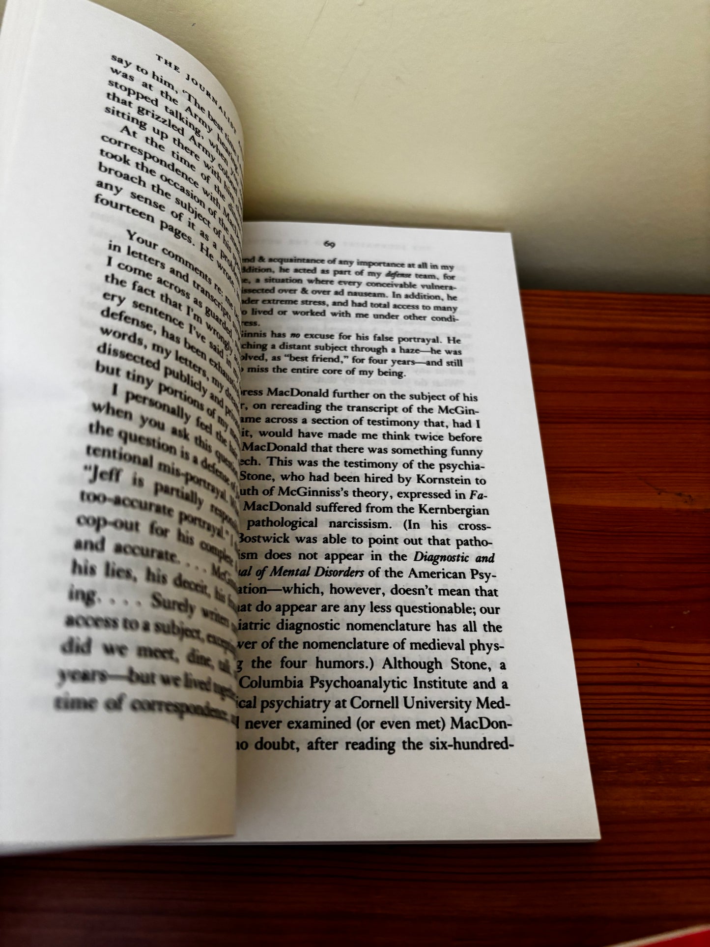 The Journalist and the Murderer Janet Malcolm Paperback