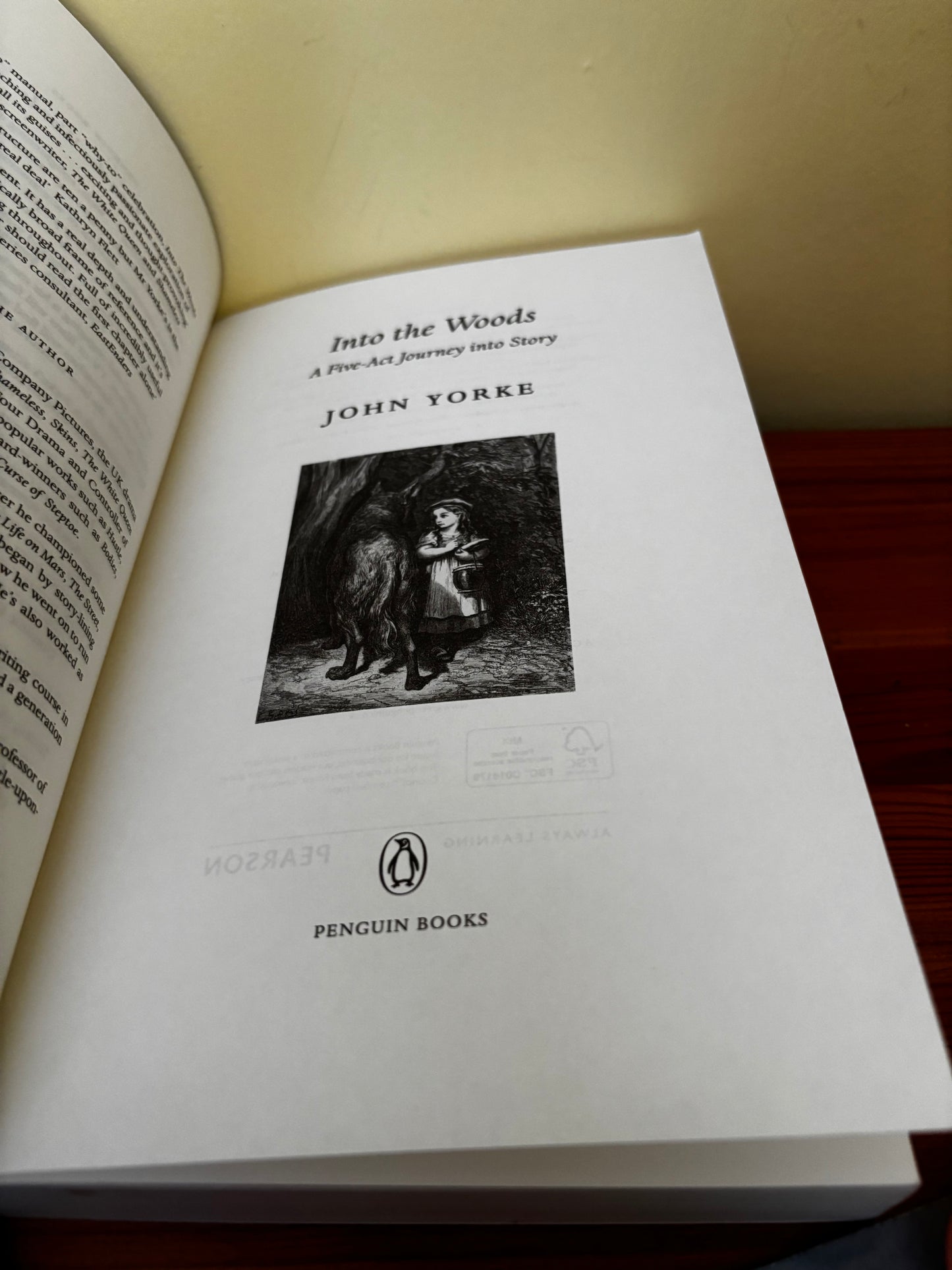 Into the Woods Book John Yorke Paperback