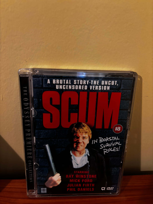 Scum DVD - Ray Winstone 1979 Controversial British Drama Uncut Odyssey Collection – Borstal brutality on the cover