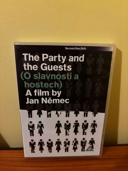 The Party and the Guests DVD cover (Czech New Wave 1966) by Jan Němec; banned political satire.