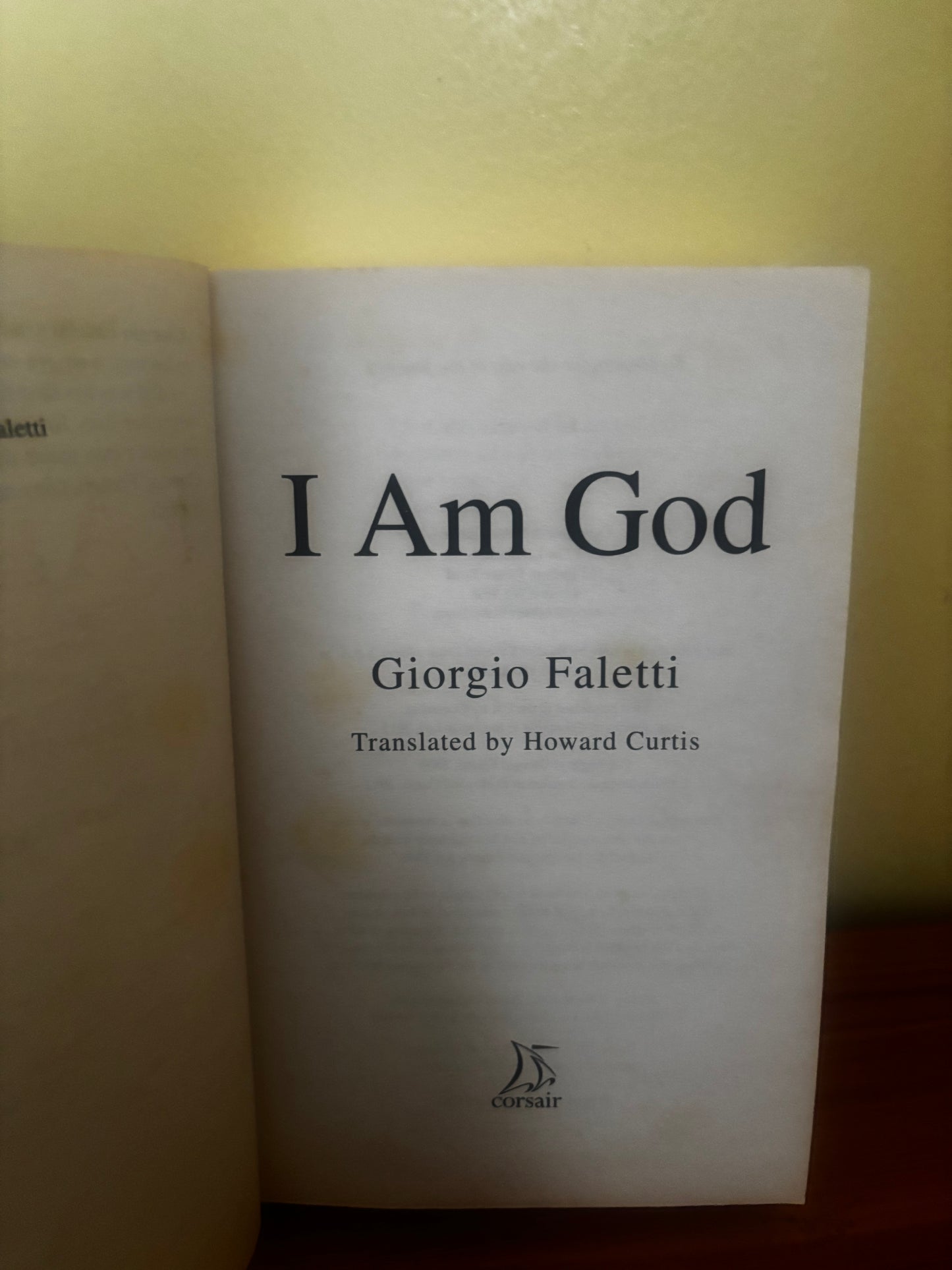 I Am God Crime Thriller Paperback