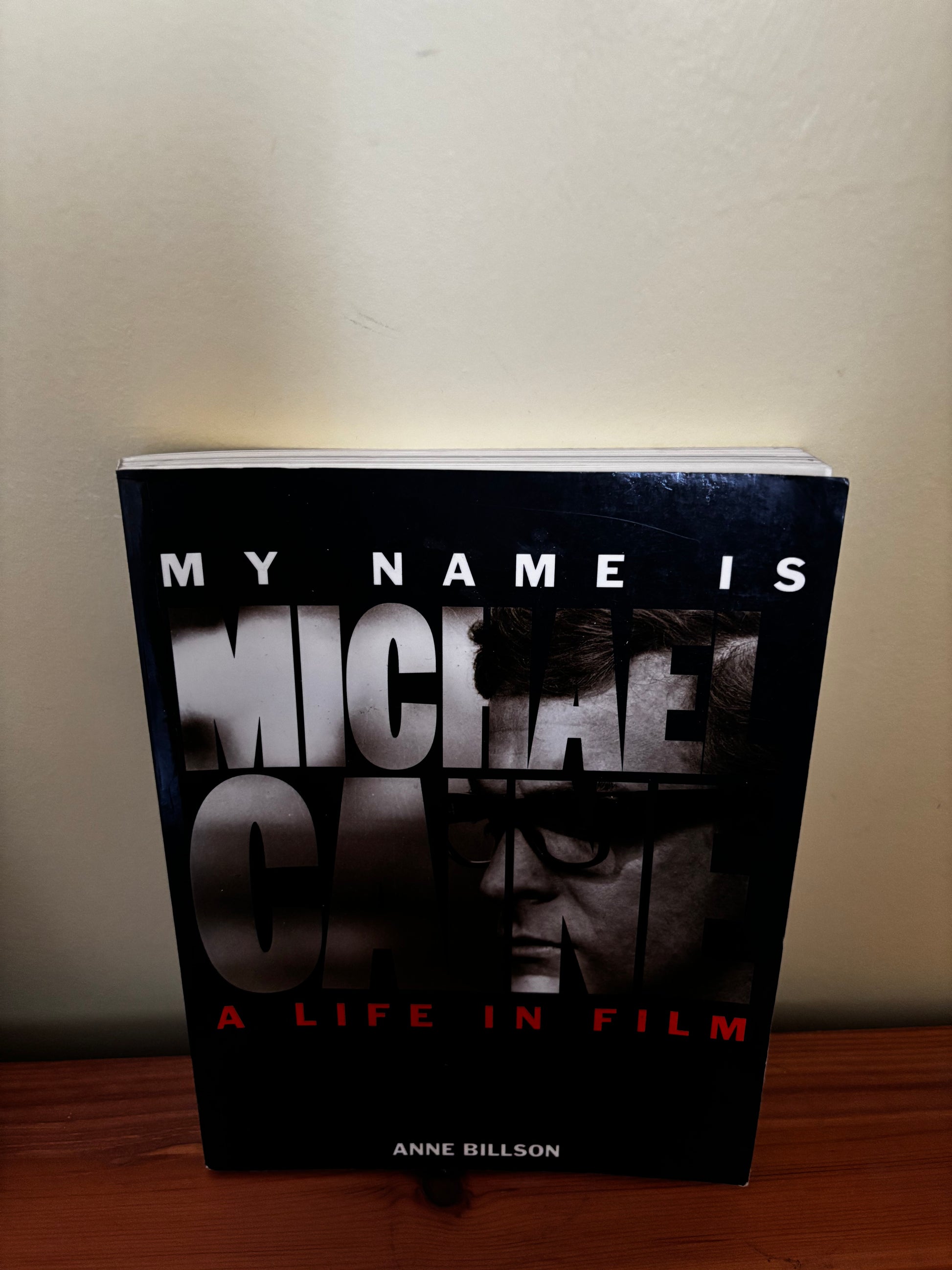 Book titled 'My Name is Michelle: A Life in Film' by Ann Billson on a plain background