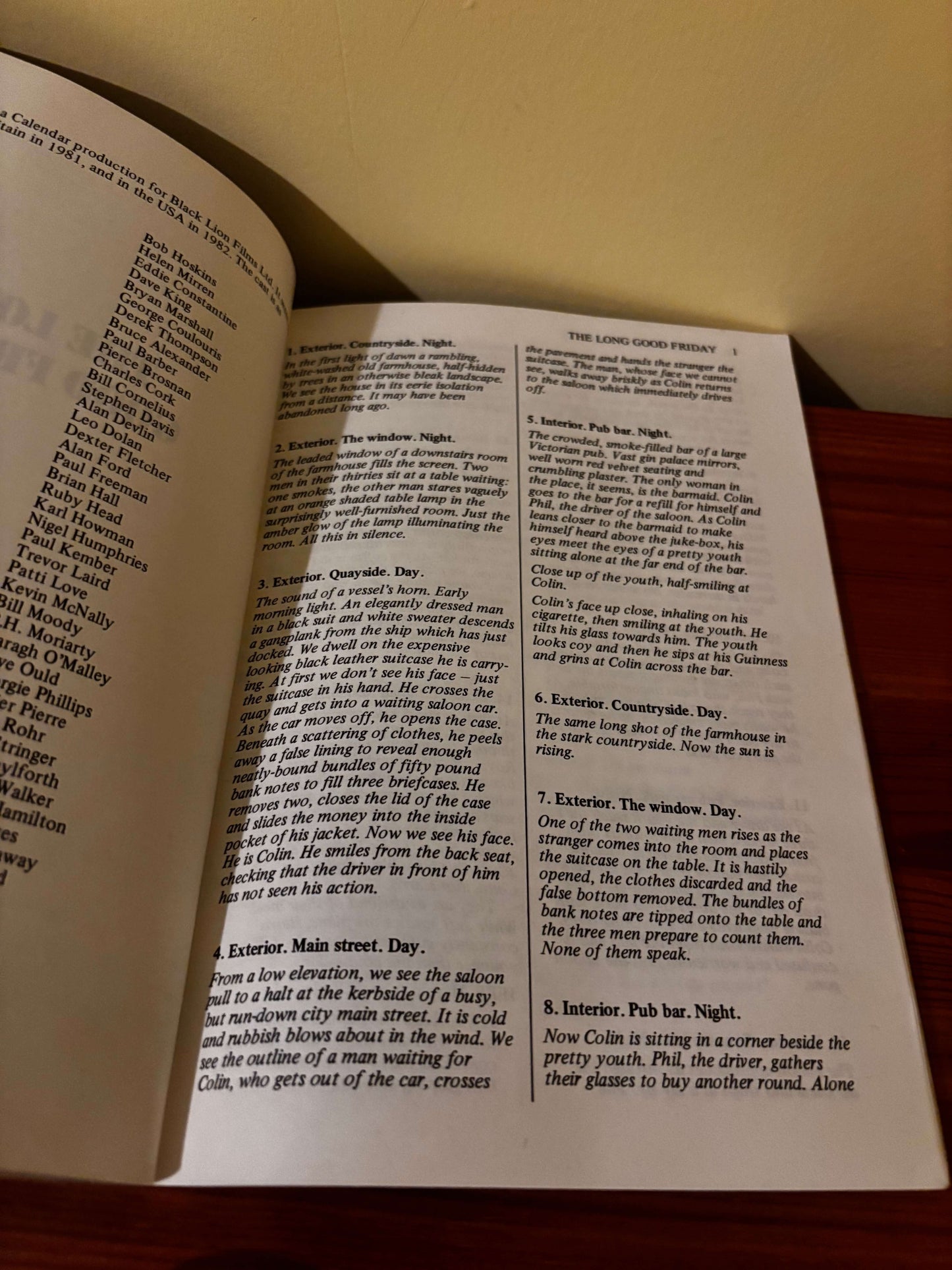 The Long Good Friday Screenplay by Barrie Keeffe