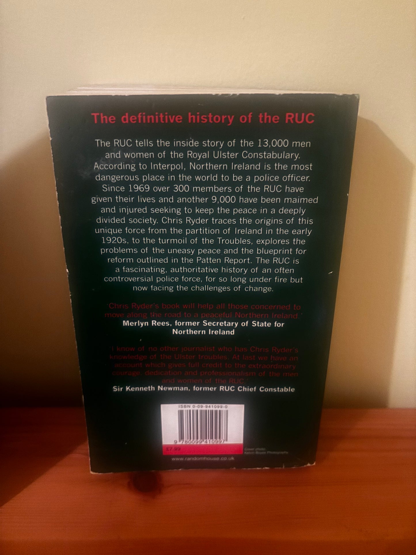 The RUC 1922–2000 A Force Under Fire Paperback