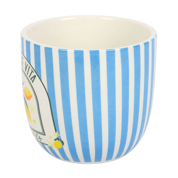 🍋 Yellow Striped La Dolce Vita Plant Pot